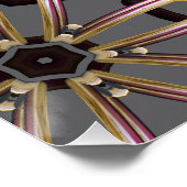 Poster Rosette Dorée (Coin)