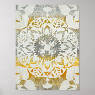 Poster Rosette II de tapisserie