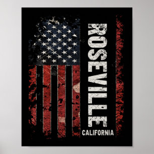 Poster Roseville Californie