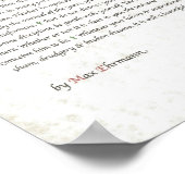 Poster Rosie DESIDERATA (Coin)