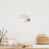 Poster Rosie DESIDERATA (Cuisine)