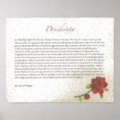 Poster Rosie DESIDERATA (Devant)