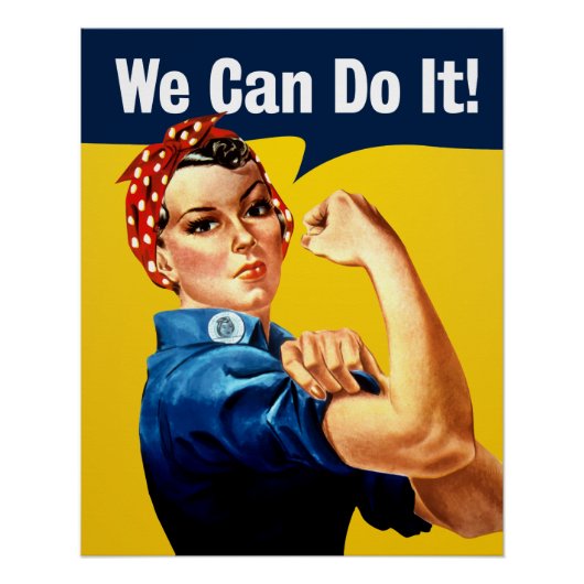 Poster Rosie la riveteuse | (Devant)