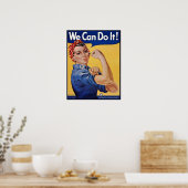 Poster Rosie la riveteuse Femmes fortes dans la populatio (Cuisine)