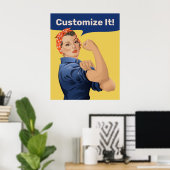 Poster Rosie la riveuse (Bureau à domicile)