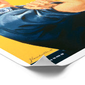 Poster Rosie le Riveter Nous pouvons le faire (Coin)