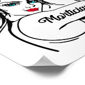 Poster Rosie Morticienne Le Riveter Pin Up (Coin)