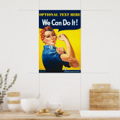 Poster Rosie personnalisée Le Riveter (Cuisine)