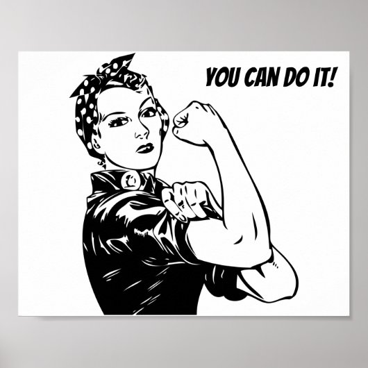 Poster Rosie Riveter (Devant)