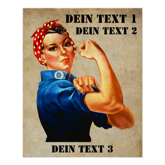 Poster Rosie the Riveter (Devant)