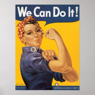 Poster Rosie the Riveter