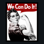 Poster Rosie the Riveter<br><div class="desc">Nous pouvons le faire !</div>