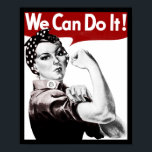 Poster Rosie the Riveter<br><div class="desc">Nous pouvons le faire !</div>
