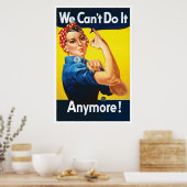 Poster Rosie Unriveted : Nous ne pouvons plus le faire GR (Cuisine)
