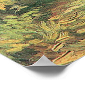 Poster Rosier en fleurs par Vincent van Gogh (Coin)
