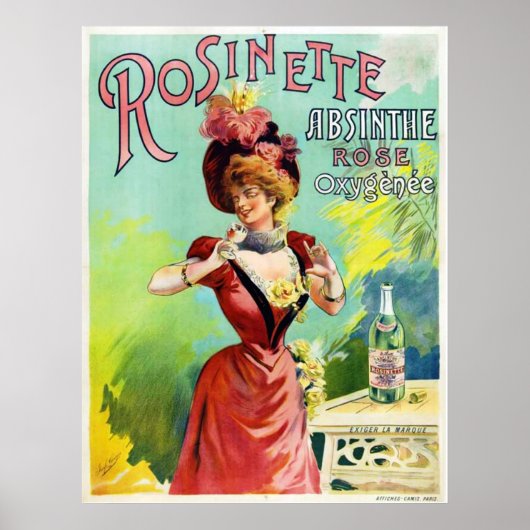 Poster Rosinette Absinthe (Devant)