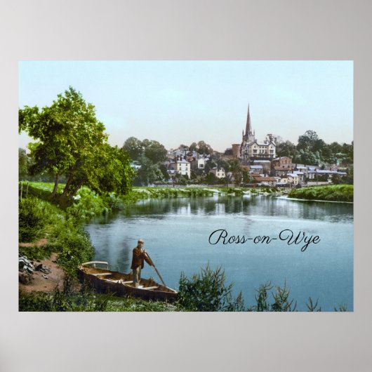 Poster Ross-on-Wye, Angleterre (1900) (Devant)
