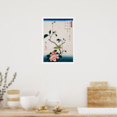 Poster Rossignol sur branche de camélia, Hiroshige (Cuisine)