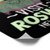 Poster Roswell New Mexico Alien Head Funny Souvenir Quote (Coin)