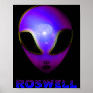 Poster Roswell Nouveau-Mexique Alien 