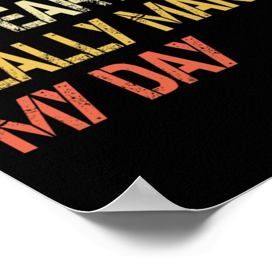 Poster Rotation La Terre Fait Vraiment Ma Journée Nerd Sc (Coin)