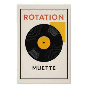 Poster 🔁 Rotation Muette – Le Silence du Vinyle