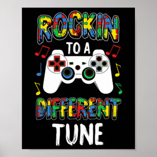 Poster Rotation Vers Un Autre Gamer De Sensibilisation su