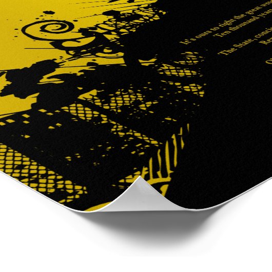 Poster Rothbard avec devis (Coin)