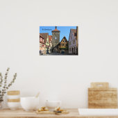 Poster Rothenburg, Allemagne (Cuisine)