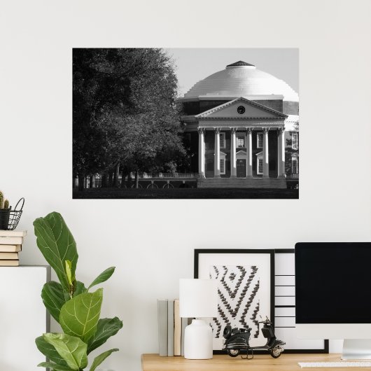 Poster Rotonde à l'aube (Bureau à domicile)