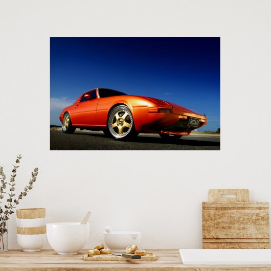 Poster Rotor Mazda RX7 (Cuisine)