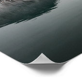 Poster Rottach-Egern au Tegernsee, Bavière en hiver (Coin)