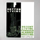 Poster Rotten Living (Devant)