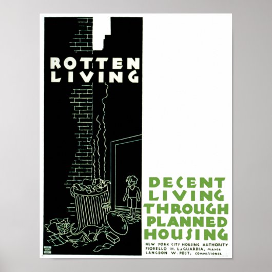 Poster Rotten Living (Devant)
