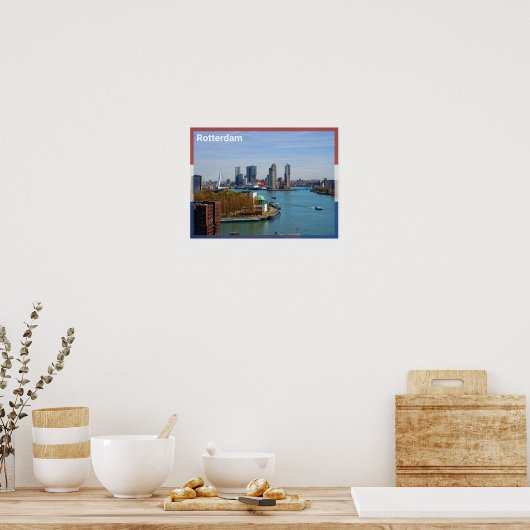 Poster Rotterdam - La Pays-Bas (Cuisine)