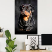 Poster Rottweiler (Bureau à domicile)