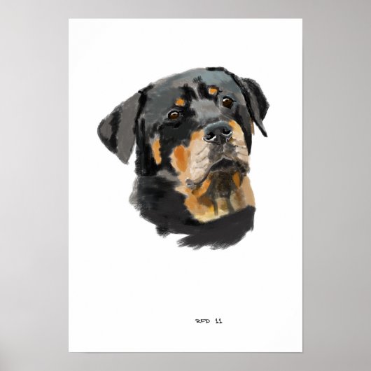Poster Rottweiler (Devant)