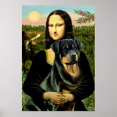 Poster Rottweiler (#3) - Mona Lisa (Devant)