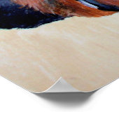 Poster Rottweiler Chiot Artistique Portrait pour Animaux (Coin)