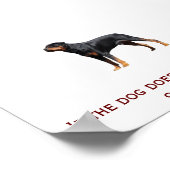 Poster Rottweiler et 9mm (Coin)