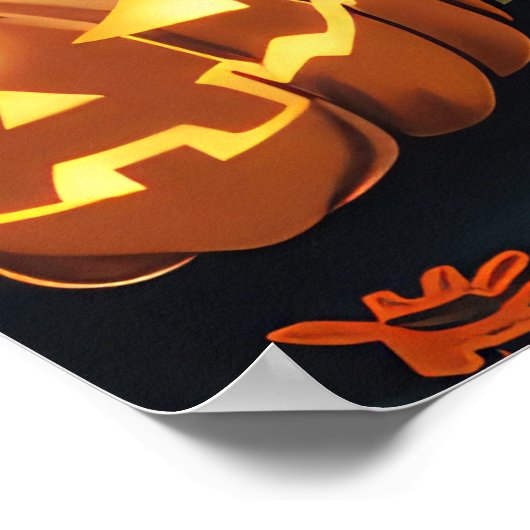 Poster Rottweiler Halloween Éffrayant (Coin)