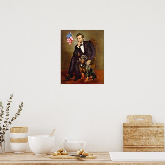 Poster Rottweiler - Lincoln (Cuisine)