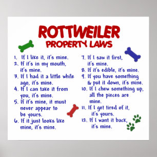 POSTER ROTWEILER PL2
