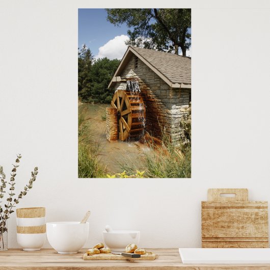 Poster Roue à eau (Cuisine)