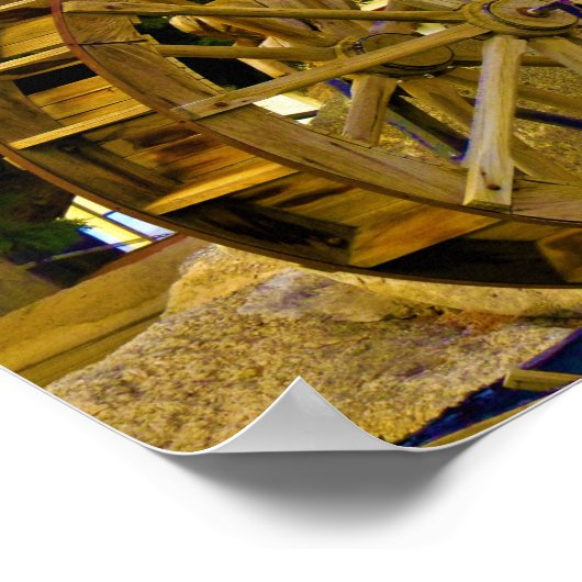 Poster Roue à eau (Coin)