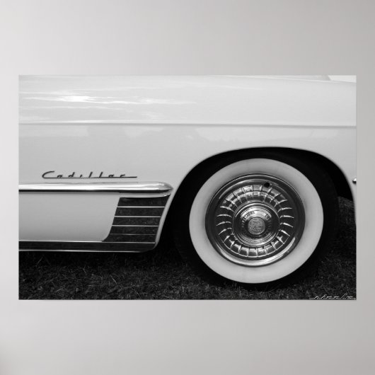 Poster Roue Cadillac (Devant)