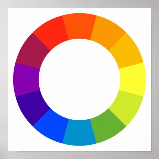 Poster Roue couleur (Devant)