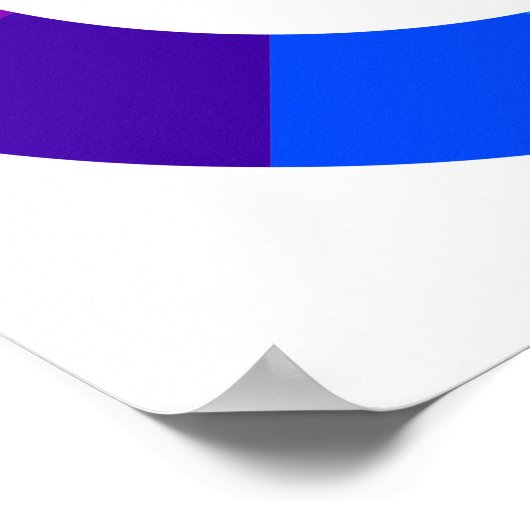 Poster Roue couleur (Coin)