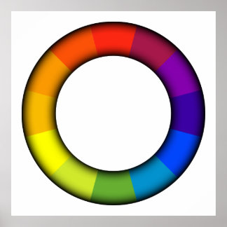 Poster roue couleur