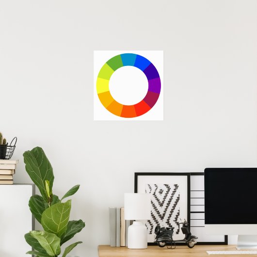 Poster Roue couleur III (Bureau à domicile)